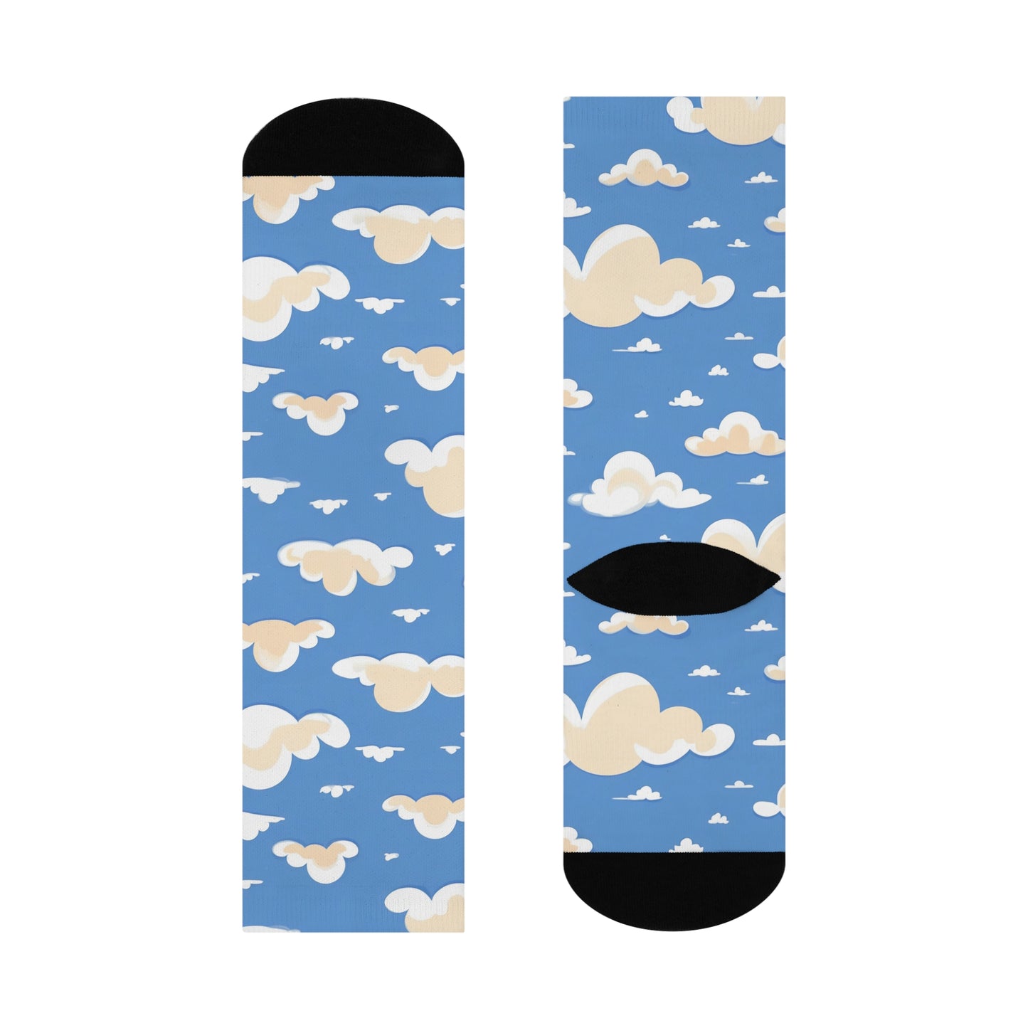 Cloudy Crew Socks