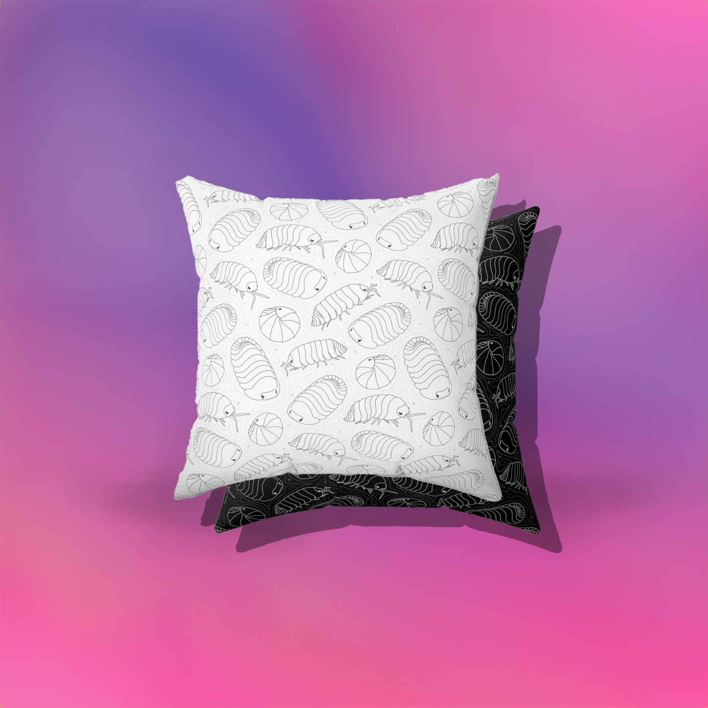 Isopod Square Pillow